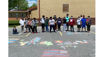 chalk drawing